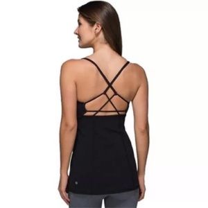 Lululemon strapping cross back top size 4
